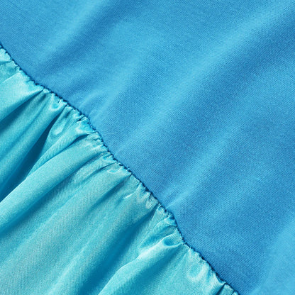 Girls Elsa Princess Dresses - Carnival Party Gown Cloak - Kids Birthday Cosplay Costume Frozen Snow Queen Clothes