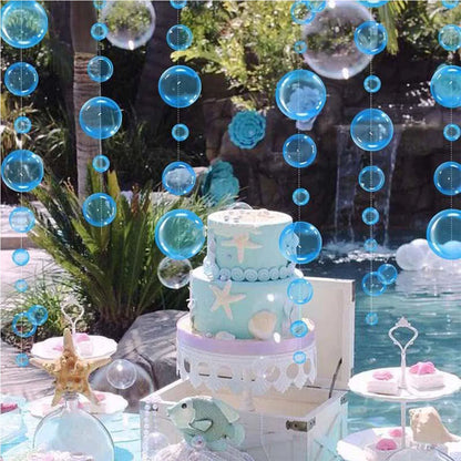 2m Ocean Theme Bubble Garlands - Mermaid Under the Sea Birthday Party Decor