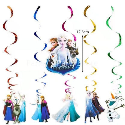 Disney Frozen Anna Elsa Birthday Party Decorations - Complete Set for Kids' Celebrations