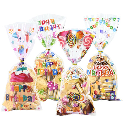 50Pcs Mermaid Birthday Candy Bags - Perfect for Kids' Mermaid Party Decorations and Gift Packaging